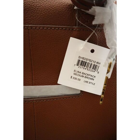 Fossil SHB2976210 Women\'s Medium Brown Leather Elina Convertible Backpack main image 16